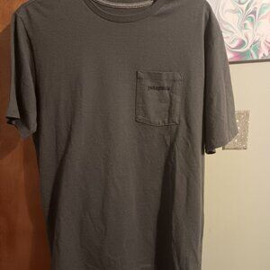 Men's Patagonia Logo Responsibili-Tee T Shirt Grey Size Small